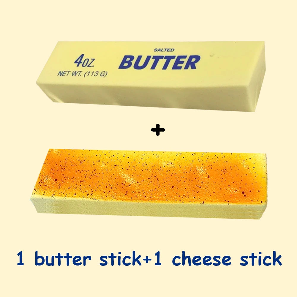 Butter and cheese stick squishy