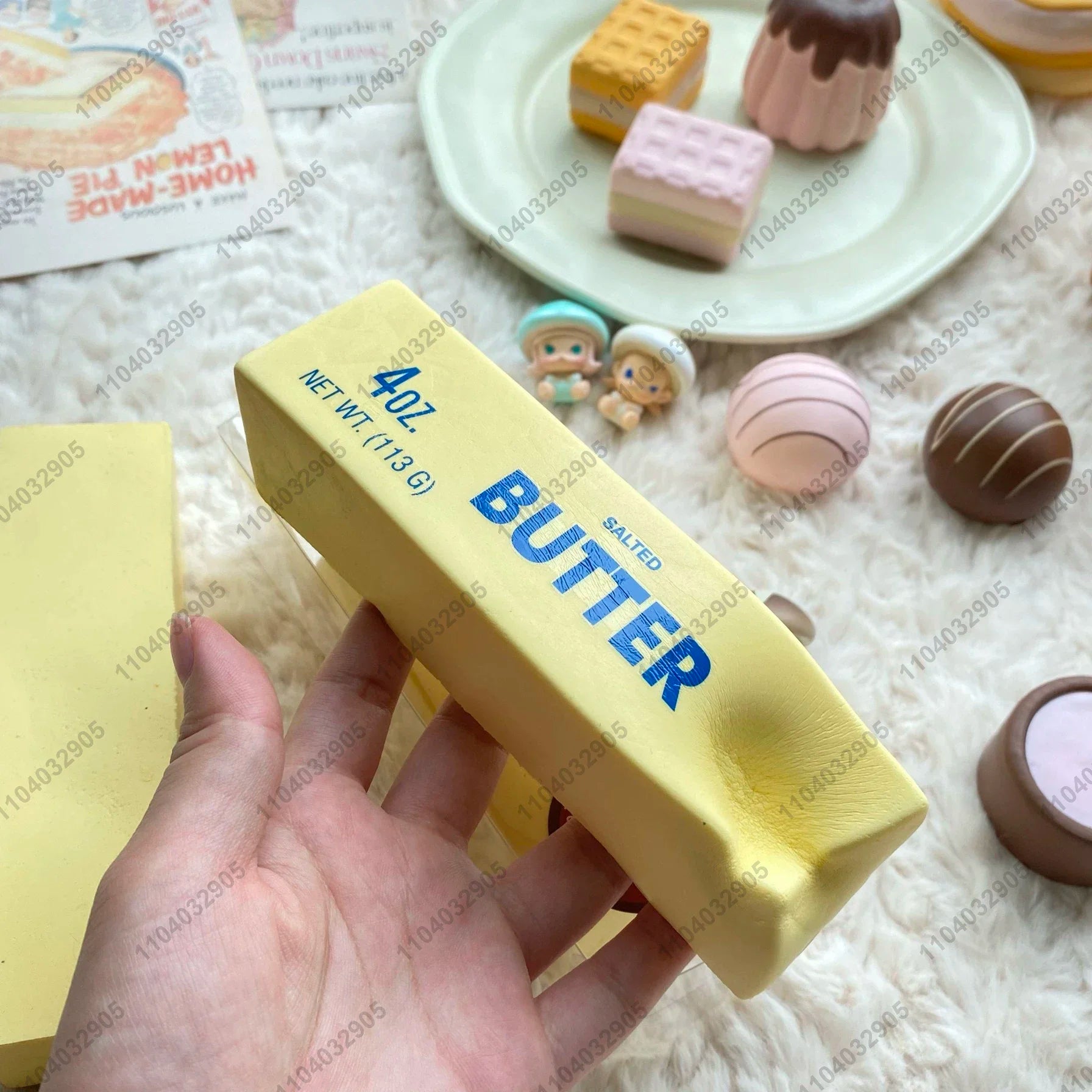 Butter and cheese stick squishy